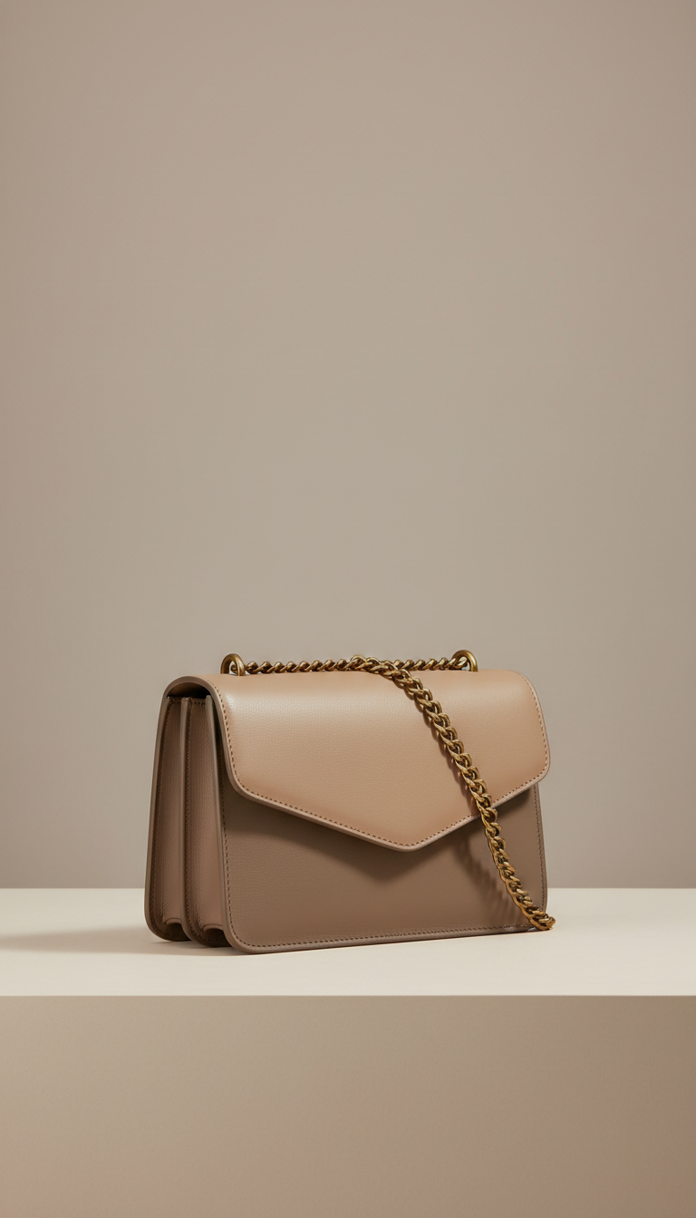 Classic Shoulder Bag In Matte Finish